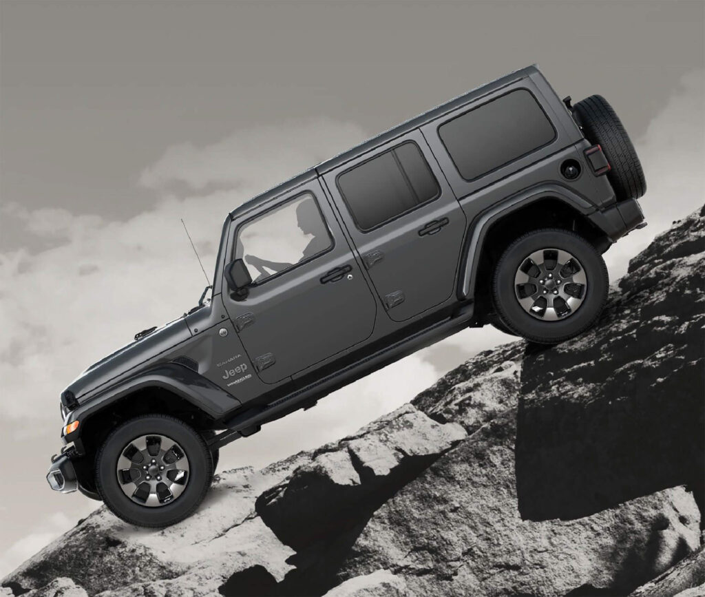 Jeep Wrangler Rubicon Limited Edition with Sunrider Flip Top for Hardtop